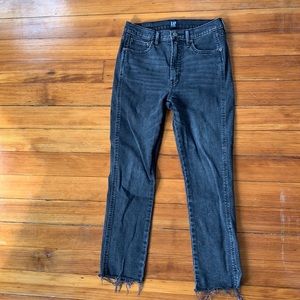 Gap denim cigarette jeans